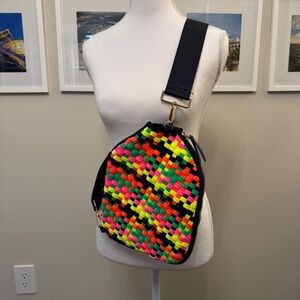 Ah Dorned Pickleball Crossbody woven bag